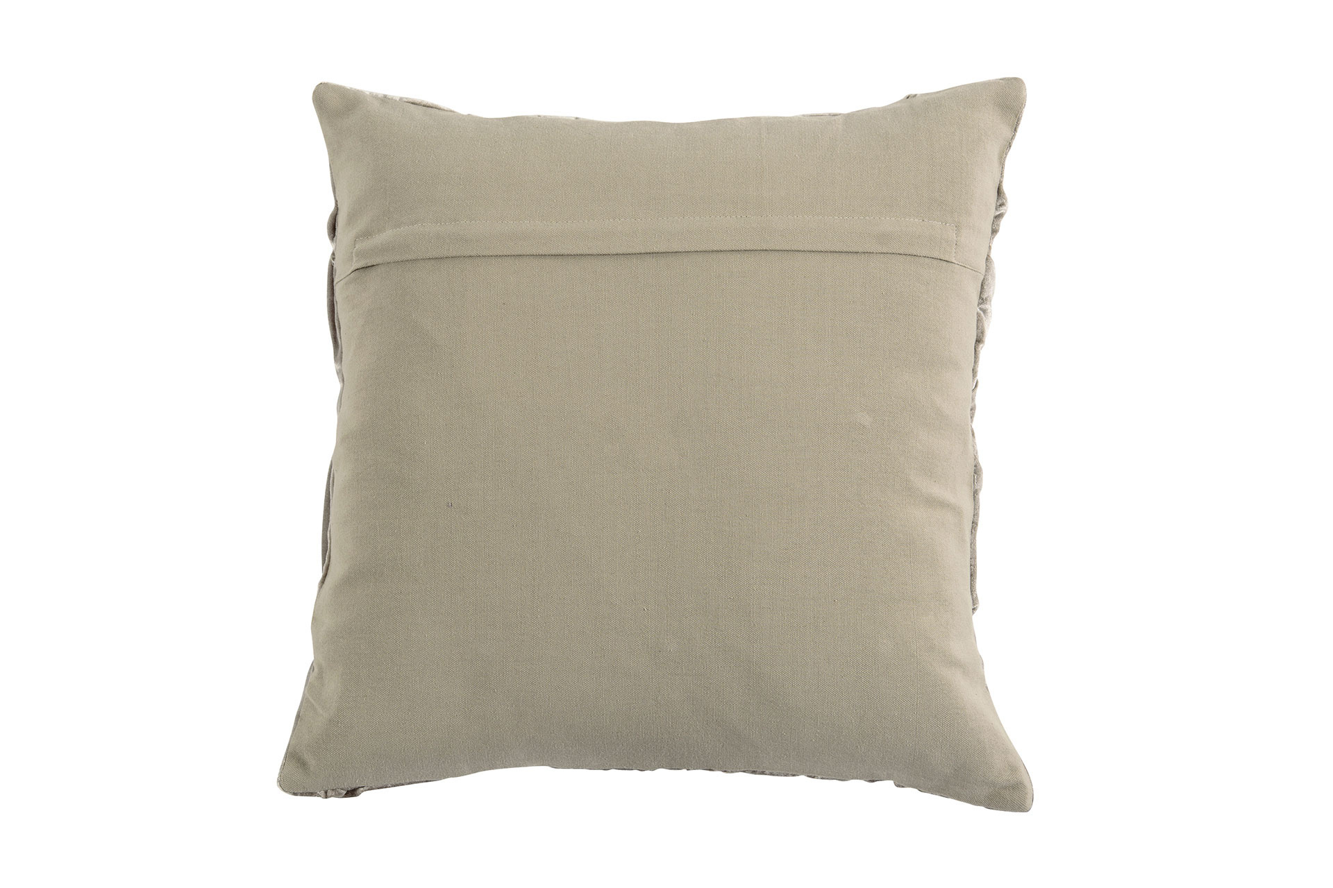 Kuddfodral i beige sammet med fina veckade detaljer