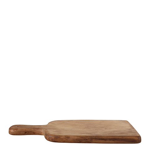 Skärbräda avlång teak trä