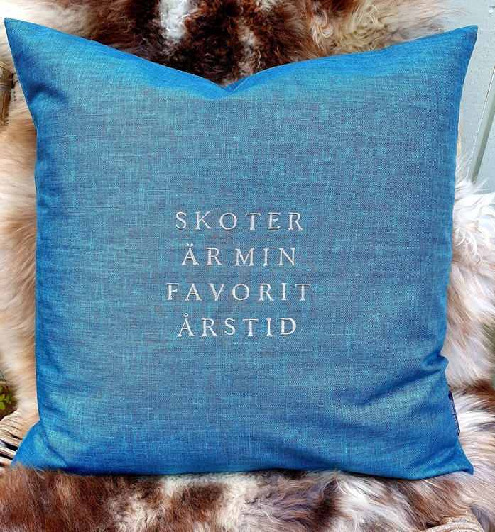 Kuddfodral skoter är min favoritårstid