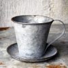 Planteringskopp kruka zink