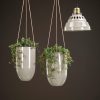 Fönsterlampa industri metall sandfärgad