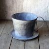 Planteringskopp kruka i zink