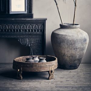 Vintage urna kruka i lera