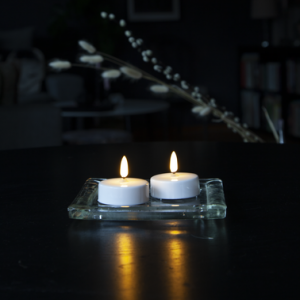LEDljus flamme större värmeljus på 5,8 cm