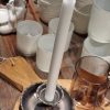 Ljushållare i grå metall