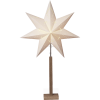Julstjärna på träfot 100 cm