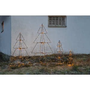 Utomhusdekoration julgran med led belysning