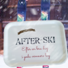 Bricka med texten After-ski