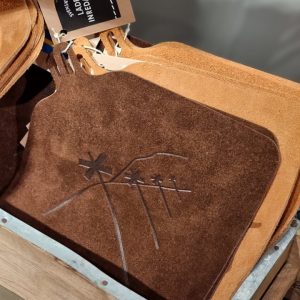 Grytlapp ledkryss i spaltmocka från svenska läderinredarna
