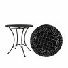 Mosaikbord cafébord trädgårdsbord svart