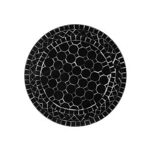 Mosaikbord cafébord trädgårdsbord svart