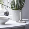 Rund ljusstake offwhite