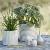 Minivas i porslin offwhite