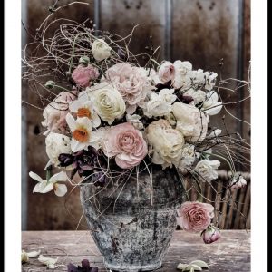 Poster bouquet in rustic vase årstidens bästa