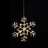 utomhusdekoration LED hängande stjärna snöflinga