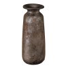 Urna / vas i brunmelerad terracotta