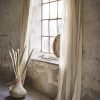 Gardiner i skir bomull natur beige