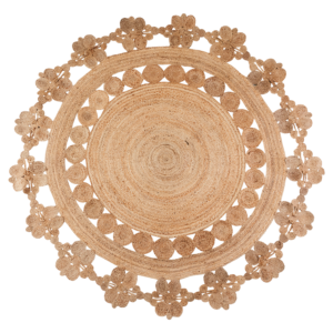 Stor rund jutematta 240 cm