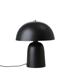 Bordslampa svamplampa i svart järn