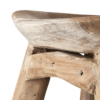 Pall vintage i återvunnet teak trä