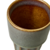 Kopp / Mugg i grönbrun keramik