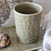 Majas Cottage happiness mugg sage