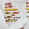 Bandana / Buff fiskenörd motiv text