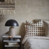 Svamplampa elfenben svart bordslampa limited edition