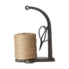 Jute på rulle hållare med sax