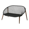Utemöbler loungesoffa makrame teakträ