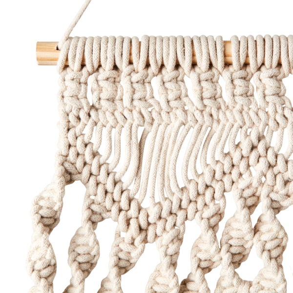 Väggdekoration braid handgjort textil