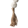 Hängande dekoration naturvit jute