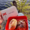 Matlåda fjällfika med ledkryss från stikkan design