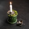 Grön kruka med fat