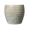 Kruka beige brunmelerad stengods