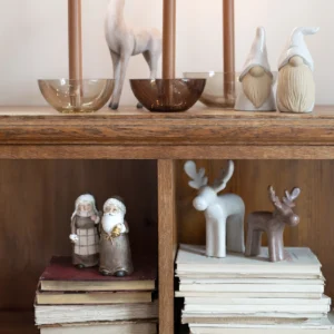 Älg malte porslin dekoration