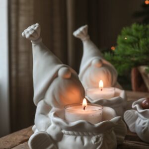 Majas Cottage tomte mr santa ljuslykta värmeljus