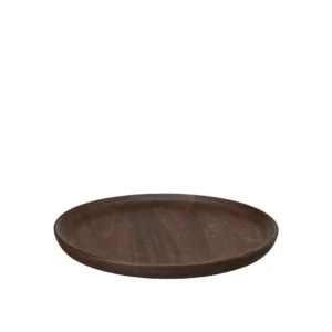 Bricka fat mörkbrunt mangoträ