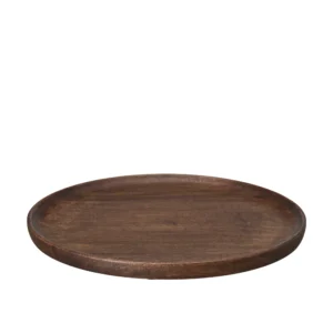 Bricka fat mörkbrunt mangoträ