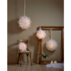 Julstjärna adventssjärna dis vitt transparent