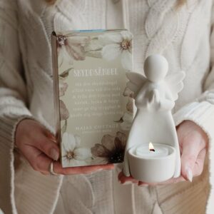 Majas Cottage skyddsängel ljuslykta i gåvobox