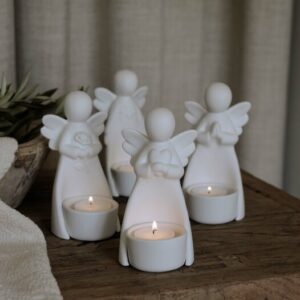 Majas Cottage skyddsängel ljuslykta i gåvobox