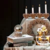 Snöglob juldekoration pepparkakståg