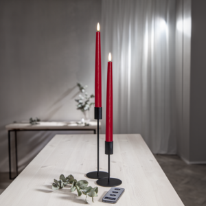 Ledljus flamme antikljus i vax med timer och fjärrkontroll