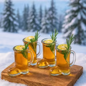 Snapsglas glöggmugg vinterstövel