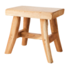 Träpall vintage teak liten 31 cm