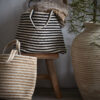 Träpall vintage teak liten 31 cm