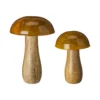 Svamp trä gul dekoration