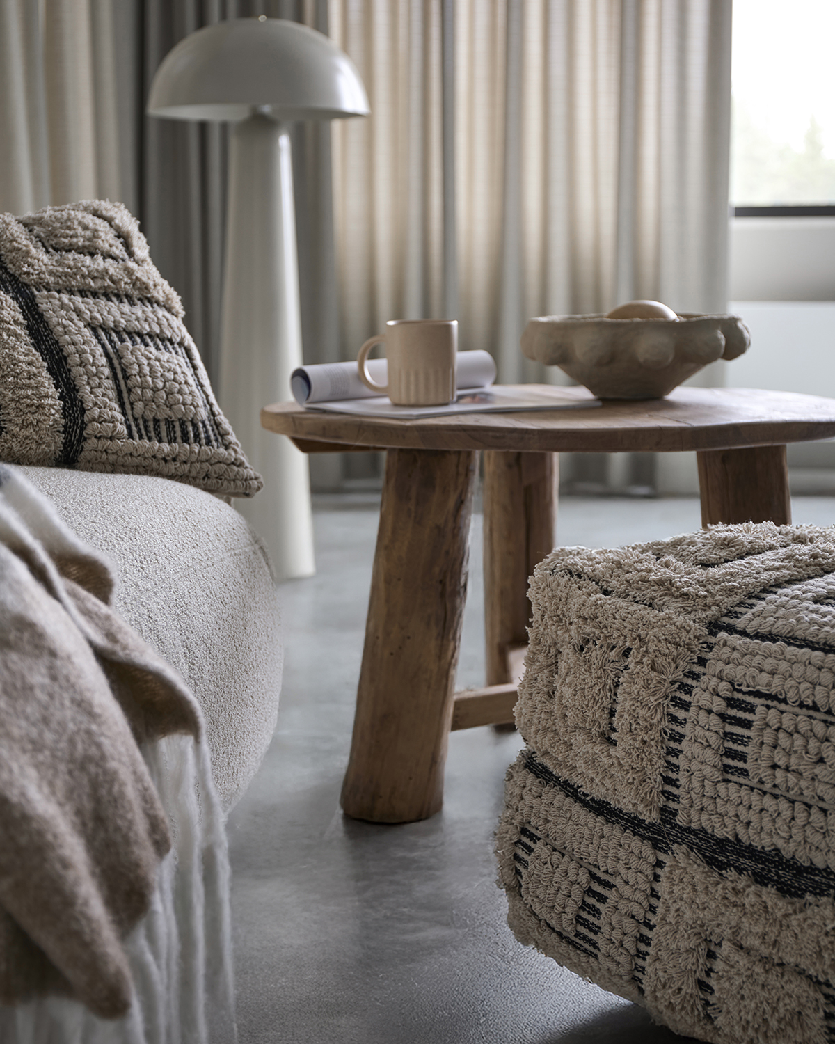 Soffbord trä mahogny vintage