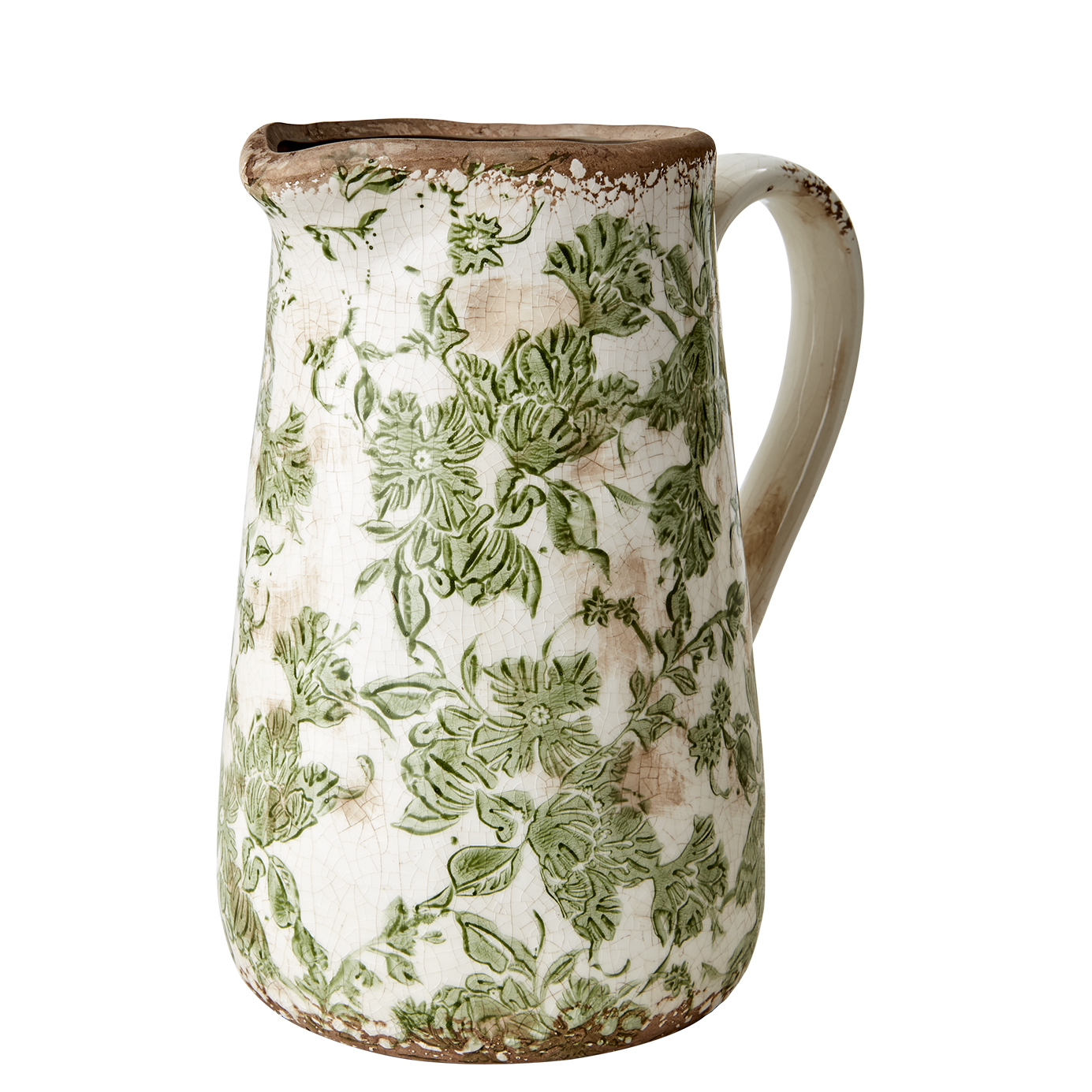 Kanna Grön Blommig H 24 cm